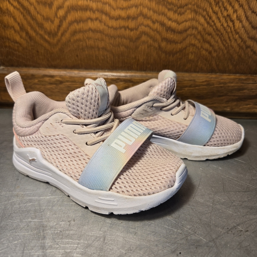 PUMA Toddler Slip On Sneakers In Pink